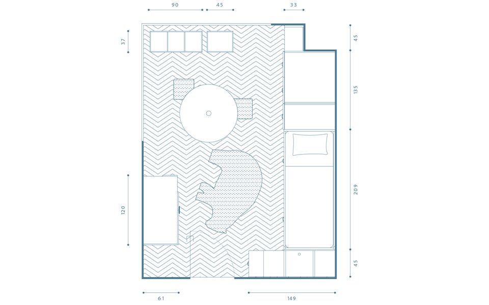 bovenaanzicht plattegrond2 100